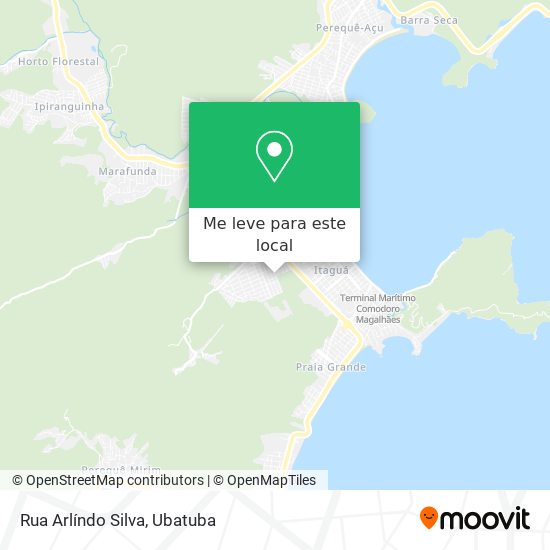 Rua Arlíndo Silva mapa