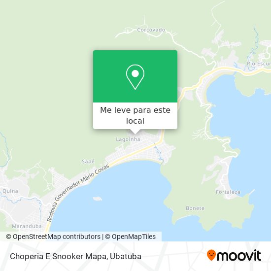 Choperia E Snooker Mapa mapa
