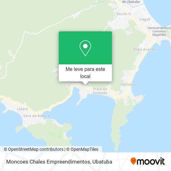 Moncoes Chales Empreendimentos mapa