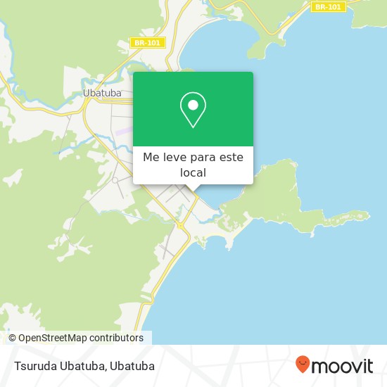 Tsuruda Ubatuba, Rua Leovegildo Dias Vieira, 1226 Itaguá Ubatuba-SP 11680-000 mapa