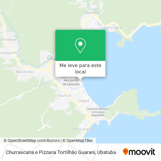 Churrascaria e Pizzaria Tortilhão Guarani mapa