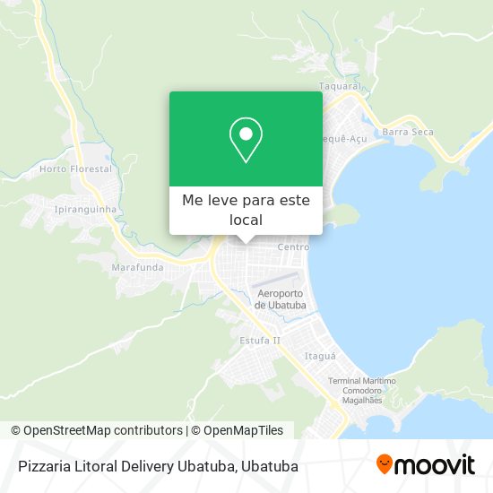 Pizzaria Litoral Delivery Ubatuba mapa