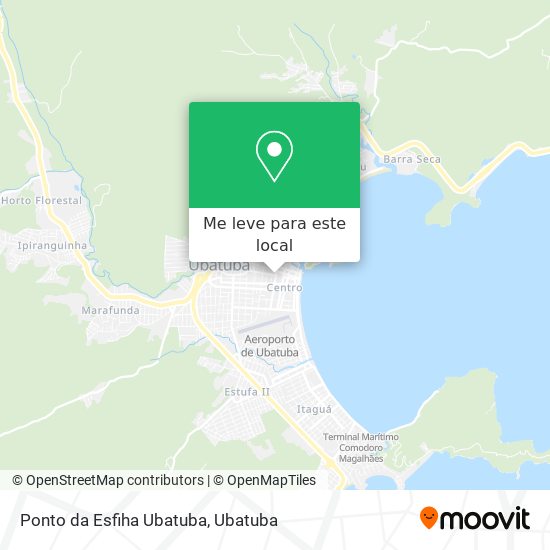 Ponto da Esfiha Ubatuba mapa