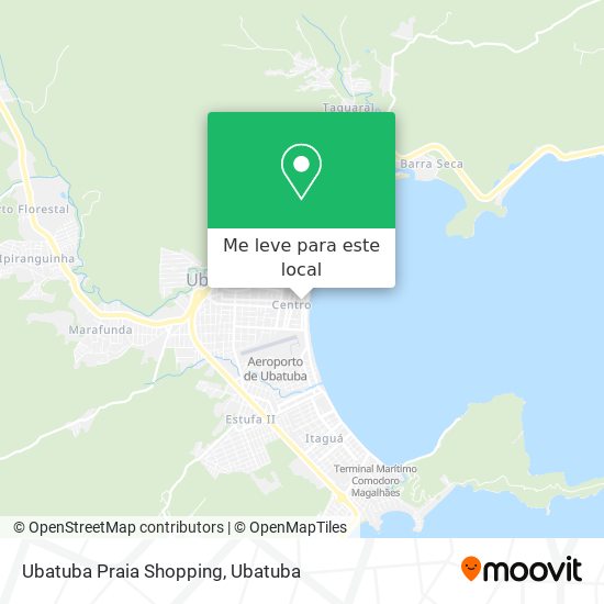 Ubatuba Praia Shopping mapa