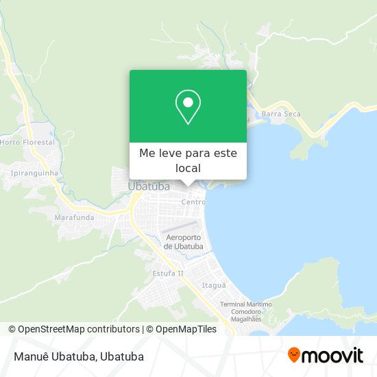 Manuê Ubatuba mapa