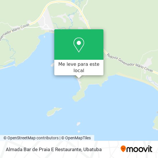 Almada Bar de Praia E Restaurante mapa