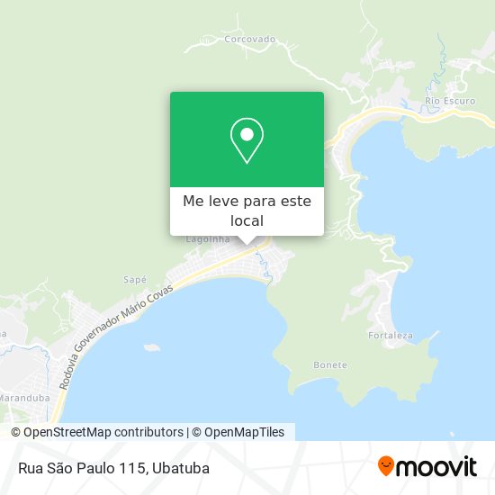Rua São Paulo 115 mapa