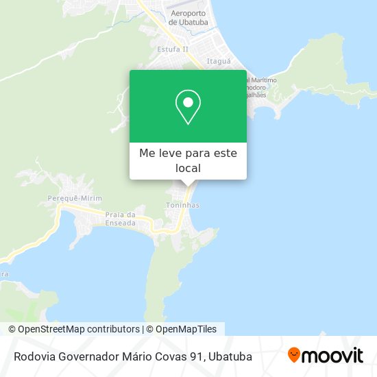 Rodovia Governador Mário Covas 91 mapa