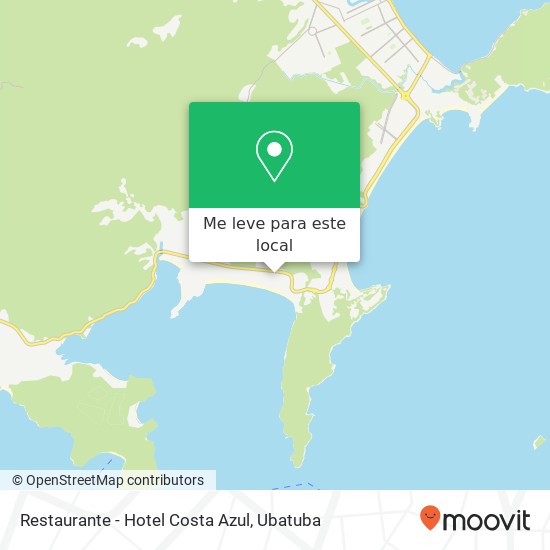 Restaurante - Hotel Costa Azul mapa