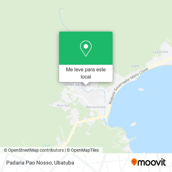 Padaria Pao Nosso mapa