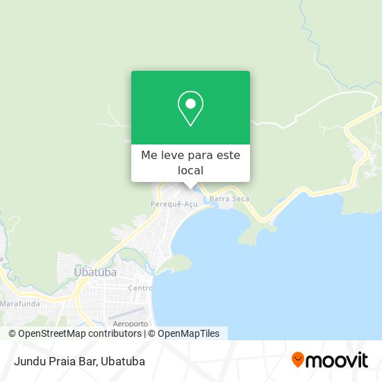 Jundu Praia Bar mapa