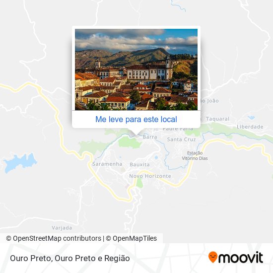 Ouro Preto mapa