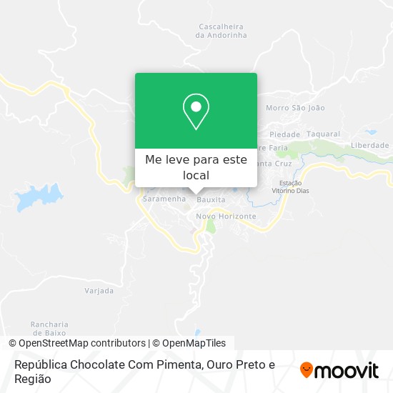 República Chocolate Com Pimenta mapa