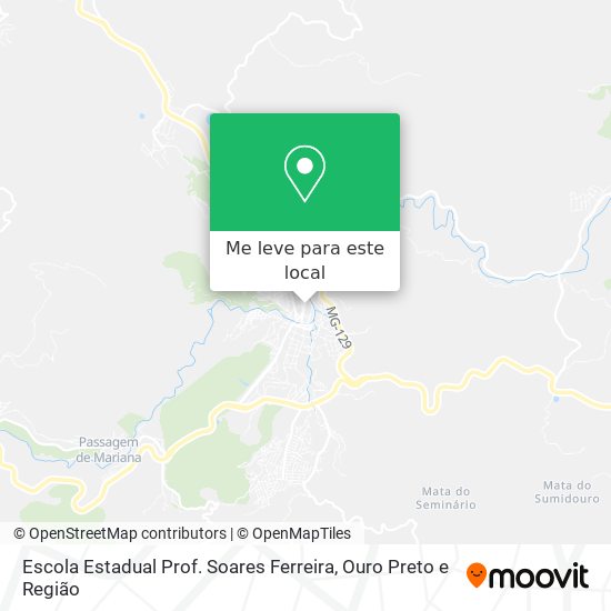 Escola Estadual Prof. Soares Ferreira mapa