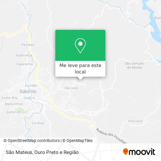 São Mateus mapa