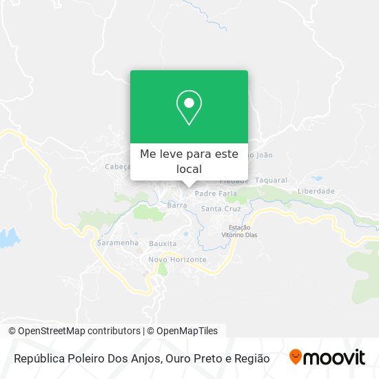 República Poleiro Dos Anjos mapa