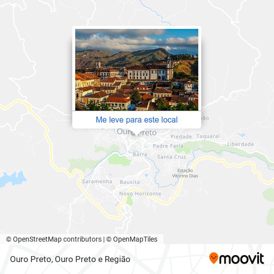 Ouro Preto mapa