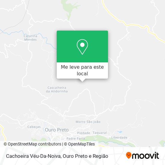 Cachoeira Véu-Da-Noiva mapa