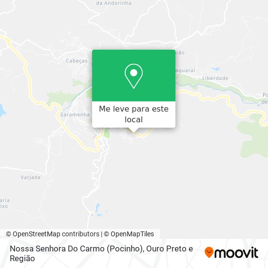 Nossa Senhora Do Carmo (Pocinho) mapa