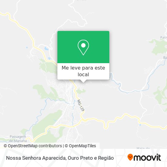 Nossa Senhora Aparecida mapa