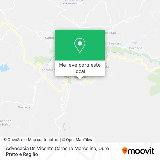 Advocacia Dr. Vicente Carneiro Marcelino mapa