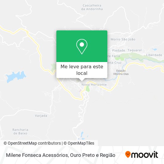 Milene Fonseca Acessórios mapa
