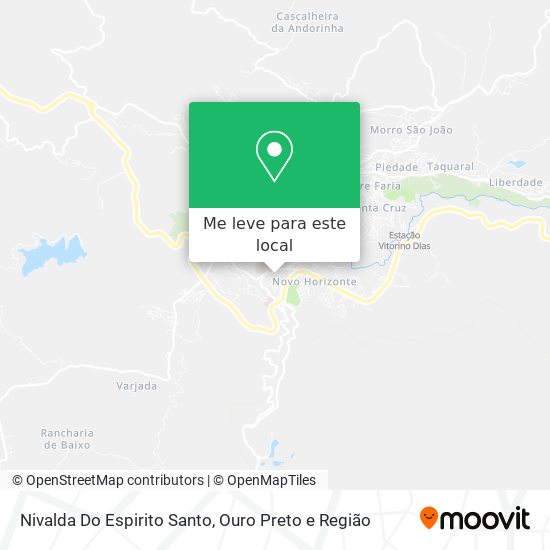 Nivalda Do Espirito Santo mapa