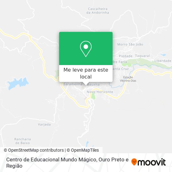 Centro de Educacional Mundo Mágico mapa