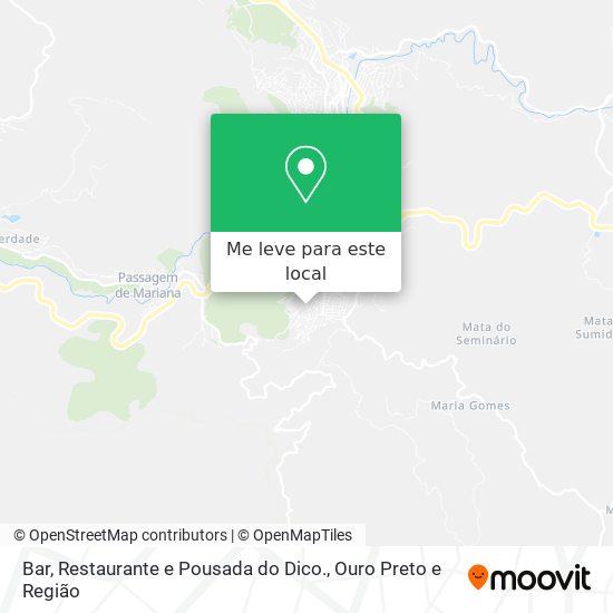 Bar, Restaurante e Pousada do Dico. mapa