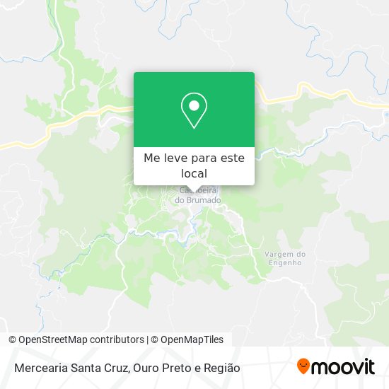 Mercearia Santa Cruz mapa