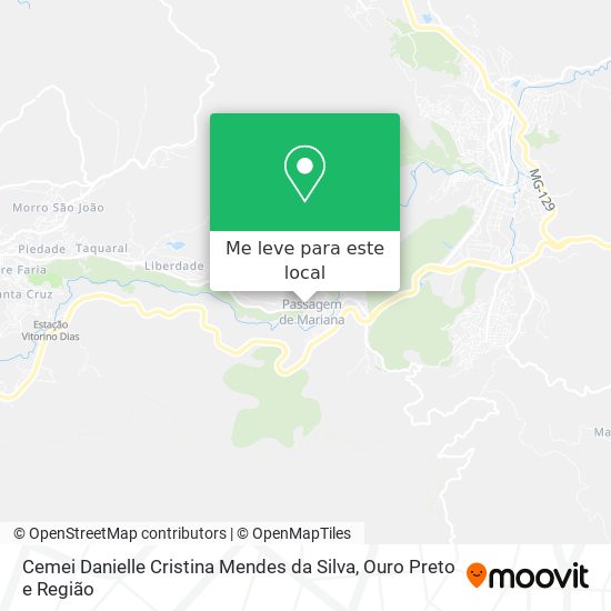 Cemei Danielle Cristina Mendes da Silva mapa
