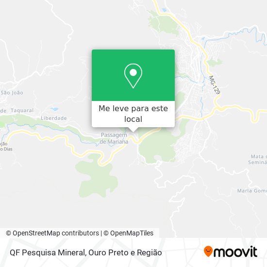 QF Pesquisa Mineral mapa