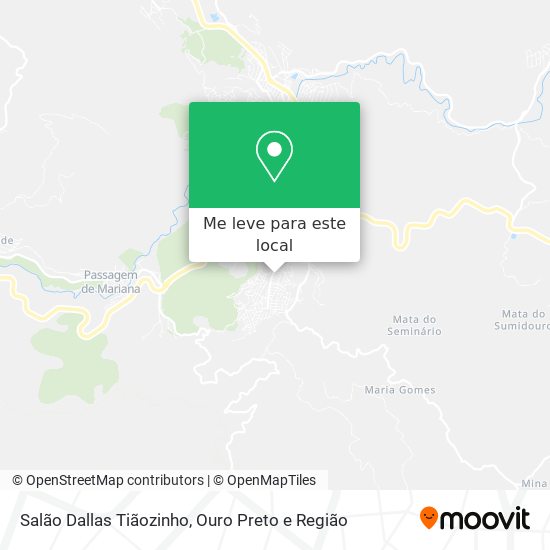 Salão Dallas Tiãozinho mapa