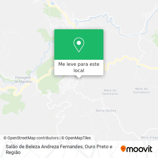 Salão de Beleza Andreza Fernandes mapa