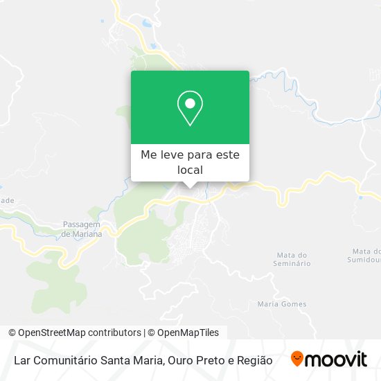 Lar Comunitário Santa Maria mapa