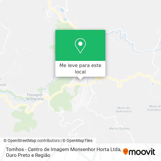 Tomhos - Centro de Imagem Monsenhor Horta Ltda mapa