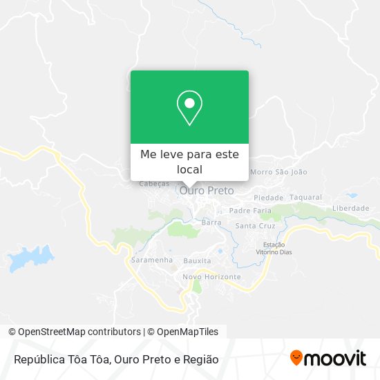 República Tôa Tôa mapa