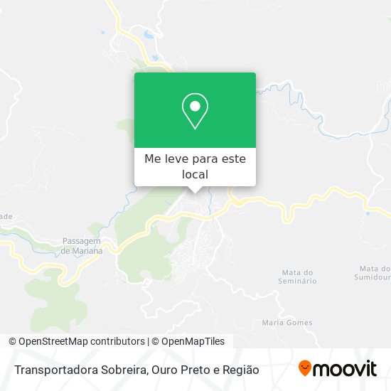Transportadora Sobreira mapa