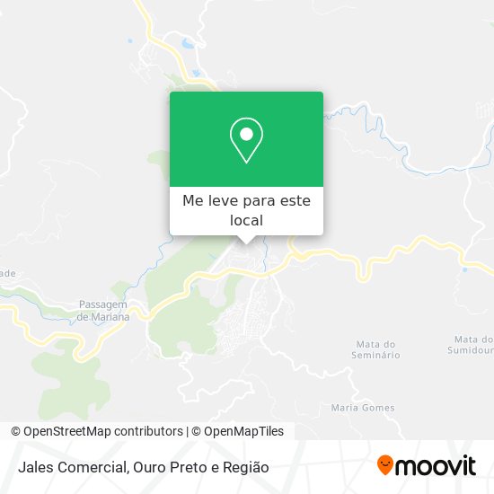 Jales Comercial mapa