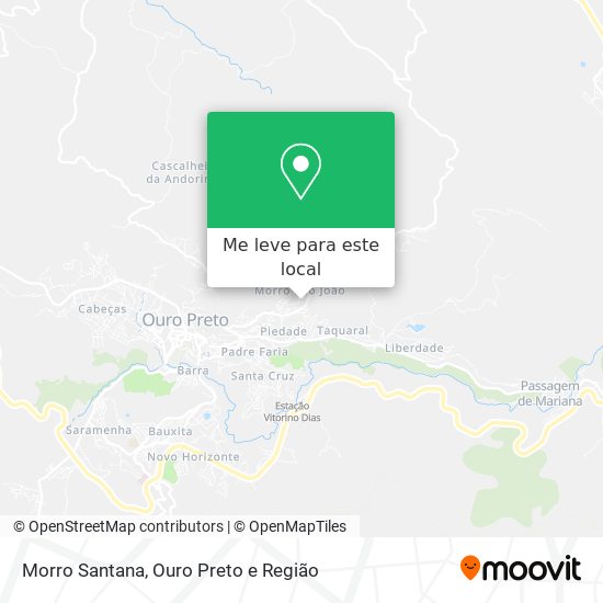 Morro Santana mapa