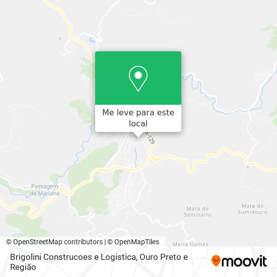 Brigolini Construcoes e Logistica mapa