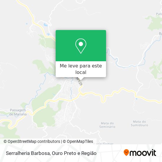 Serralheria Barbosa mapa