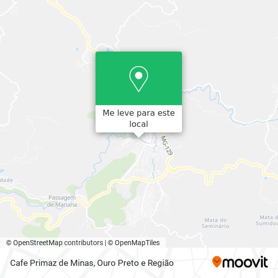 Cafe Primaz de Minas mapa