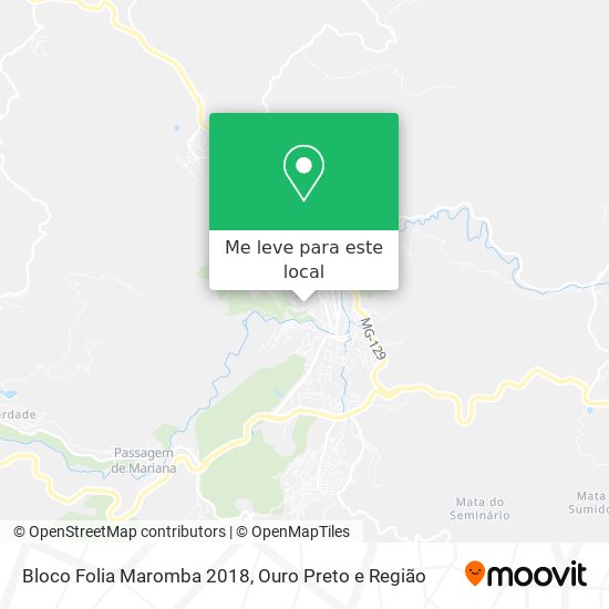 Bloco Folia Maromba 2018 mapa