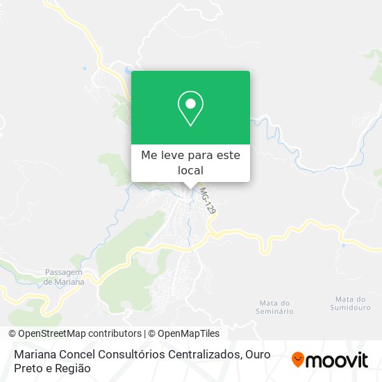 Mariana Concel Consultórios Centralizados mapa