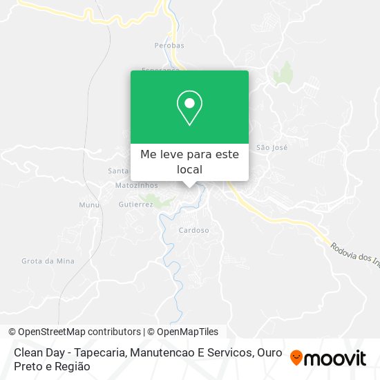 Clean Day - Tapecaria, Manutencao E Servicos mapa