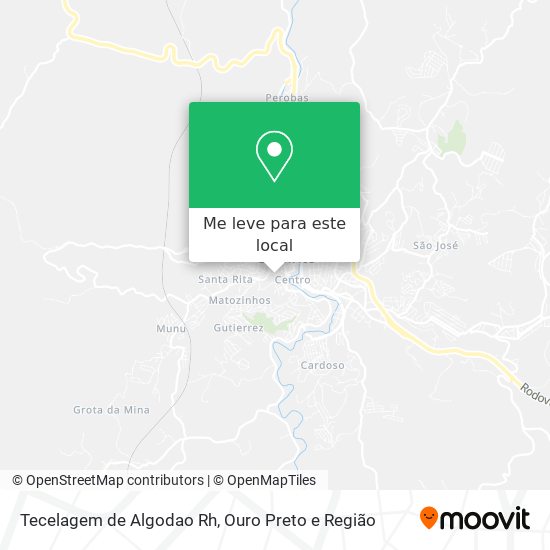 Tecelagem de Algodao Rh mapa