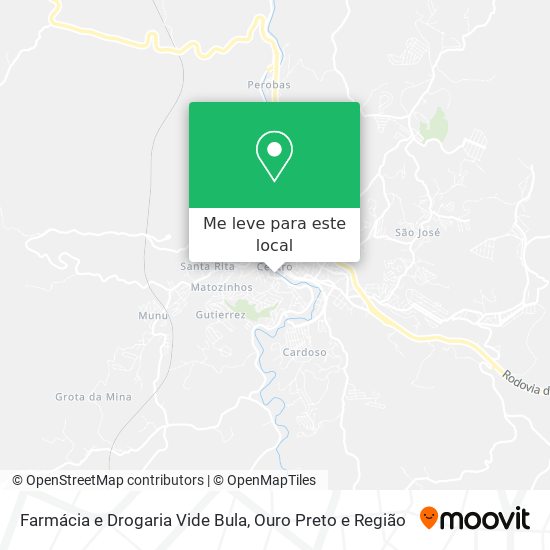 Farmácia e Drogaria Vide Bula mapa