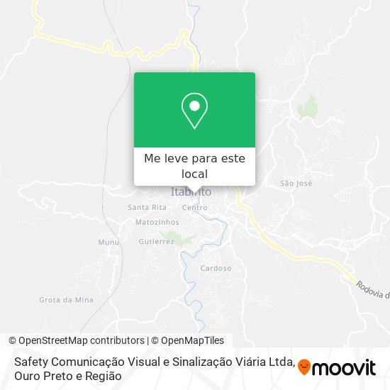 Safety Comunicação Visual e Sinalização Viária Ltda mapa