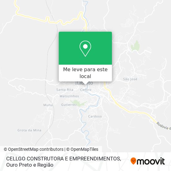 CELLGO CONSTRUTORA E EMPREENDIMENTOS mapa